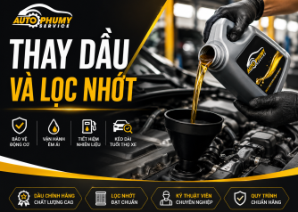 Thay dầu và lọc nhớt