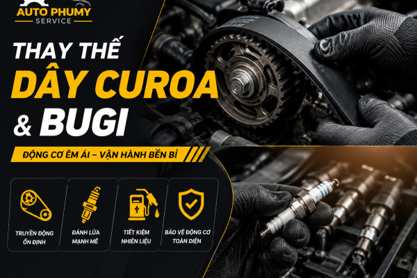 Thay thế dây Curoa & Bugi