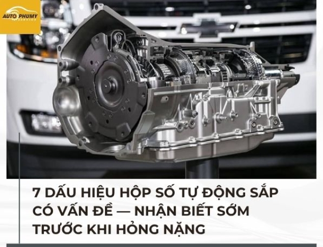 7 Dấu Hiệu Hộp Số Tự Động Sắp Có Vấn Đề — Nhận Biết Sớm Trước Khi Hỏng Nặng