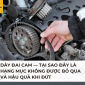 Dây đai cam — tại sao đây là hạng mục không được bỏ qua và hậu quả khi đứt