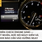 Đèn Check Engine Sáng — Ý Nghĩa, Mức Độ Nguy Hiểm Và Khi Nào Cần Vào Xưởng Ngay