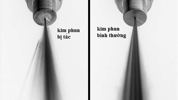 Nguyên Nhân Kim Phun Bị Bám Cặn