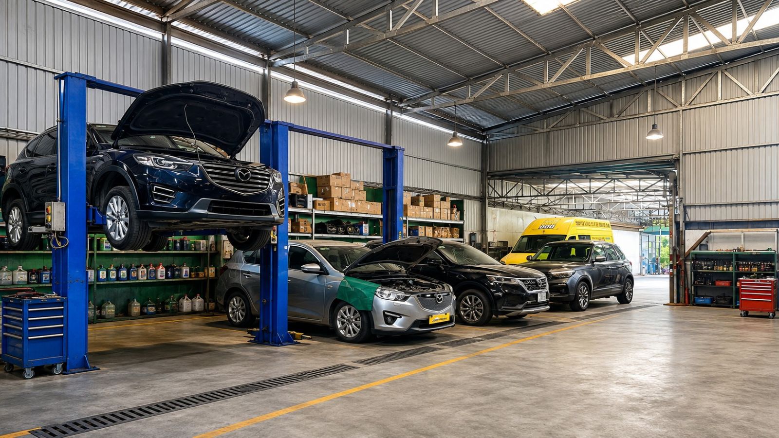 sửa chữa động cơ tại Garage Ô Tô Phú Mỹ