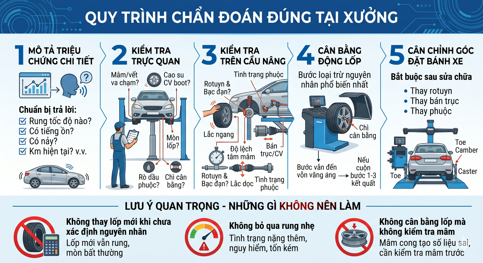 Quy Trình Chẩn Đoán Đúng Tại Xưởng