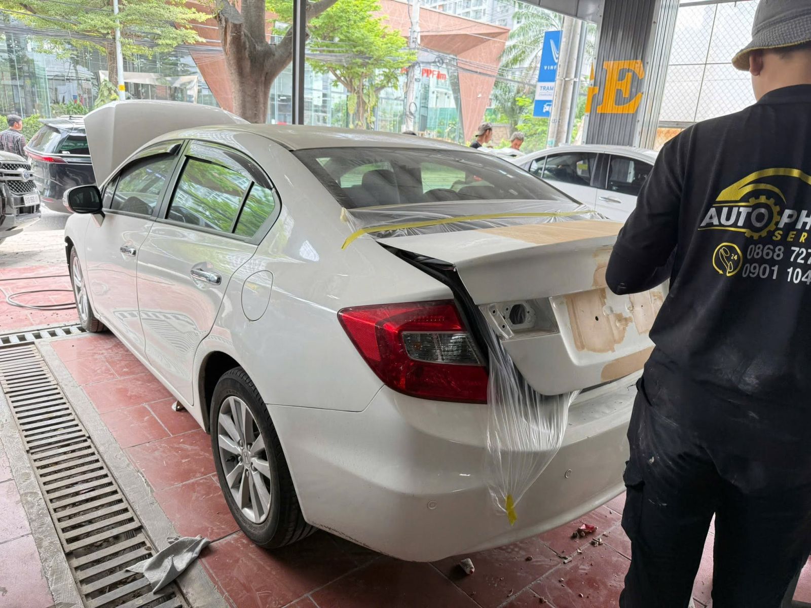 Sơn Tại Garage Ô Tô quận 7