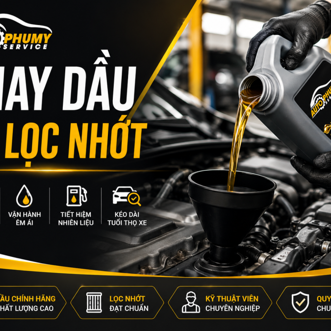 Thay dầu và lọc nhớt